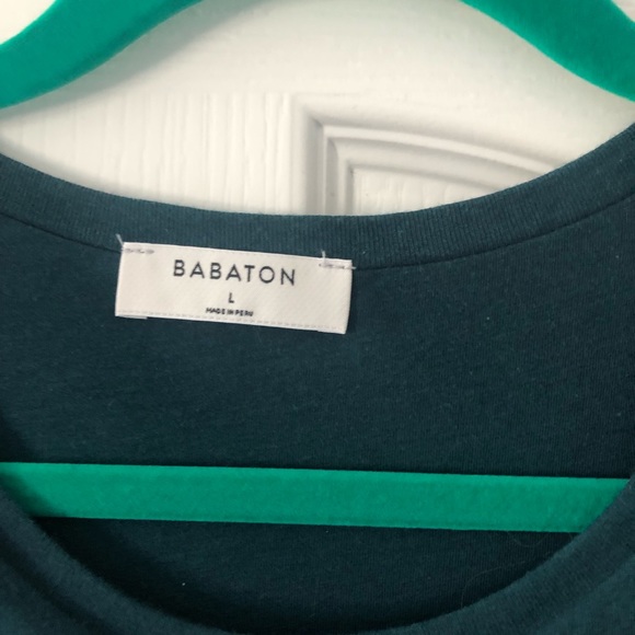 Babaton Covet ruched mini dress in size 10 and herbage green - Picture 4 of 4